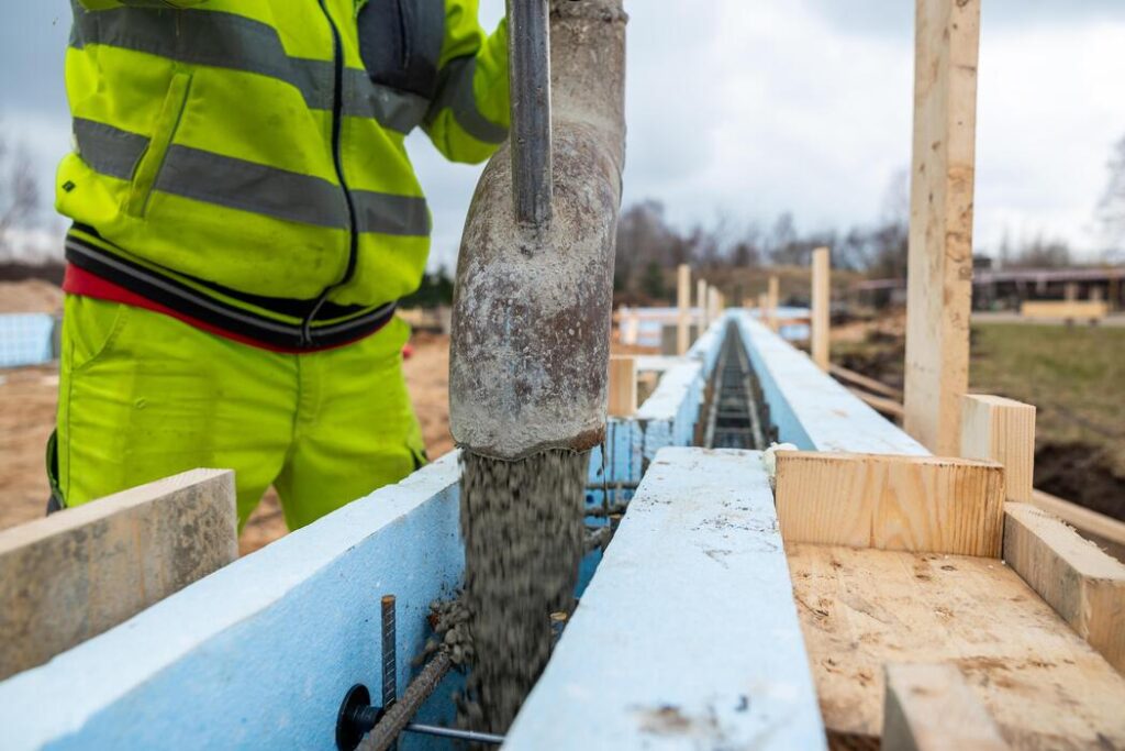concrete base foundation