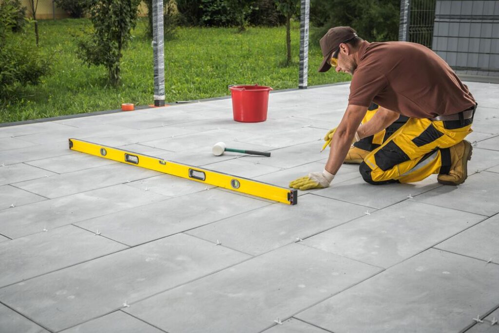 concrete patio vs pavers