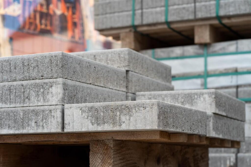 concrete slabs