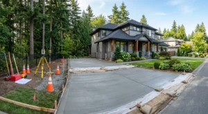 concrete driveway Bellevue WA